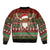 Scottish Christmas Sleeve Zip Bomber Jacket Highland Cattle-Xmas Tartan Stripes Style Red Color - Wonder Print Shop