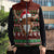 Scottish Christmas Sleeveless Puffer Jacket Highland Cattle-Xmas Tartan Stripes Style Red Color - Wonder Print Shop