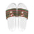Scottish Christmas Slide Sandals Highland Cattle-Xmas Tartan Stripes Style Red Color - Wonder Print Shop