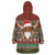 Scottish Christmas Wearable Blanket Hoodie Highland Cattle-Xmas Tartan Stripes Style Red Color - Wonder Print Shop