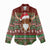 Scottish Christmas Women Casual Shirt Highland Cattle-Xmas Tartan Stripes Style Red Color - Wonder Print Shop