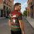 Scottish Christmas Zipper Polo Shirt Highland Cattle-Xmas Tartan Stripes Style Red Color - Wonder Print Shop