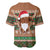 Scottish Christmas Baseball Jersey Highland Cattle-Xmas Tartan Stripes Style Brown Color - Wonder Print Shop