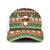 Scottish Christmas Baseball Net Cap Highland Cattle-Xmas Tartan Stripes Style Brown Color - Wonder Print Shop