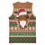 Scottish Christmas Basketball Jersey Highland Cattle-Xmas Tartan Stripes Style Brown Color - Wonder Print Shop
