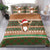 Scottish Christmas Bedding Set Highland Cattle-Xmas Tartan Stripes Style Brown Color - Wonder Print Shop