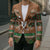 Scottish Christmas Blazer Highland Cattle-Xmas Tartan Stripes Style Brown Color - Wonder Print Shop