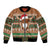 Scottish Christmas Bomber Jacket Highland Cattle-Xmas Tartan Stripes Style Brown Color - Wonder Print Shop