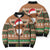 Scottish Christmas Bomber Puffer Jacket Highland Cattle-Xmas Tartan Stripes Style Brown Color - Wonder Print Shop