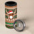 Scottish Christmas 4 in 1 Can Cooler Tumbler Highland Cattle-Xmas Tartan Stripes Style Brown Color - Wonder Print Shop