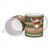 Scottish Christmas Ceramic Mug Highland Cattle-Xmas Tartan Stripes Style Brown Color - Wonder Print Shop