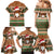 Scottish Christmas Family Matching Mermaid Dress and Hawaiian Shirt Highland Cattle-Xmas Tartan Stripes Style Brown Color - Wonder Print Shop