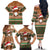 Scottish Christmas Family Matching Off The Shoulder Long Sleeve Dress and Hawaiian Shirt Highland Cattle-Xmas Tartan Stripes Style Brown Color - Wonder Print Shop