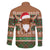 Scottish Christmas Family Matching Off The Shoulder Long Sleeve Dress and Hawaiian Shirt Highland Cattle-Xmas Tartan Stripes Style Brown Color - Wonder Print Shop