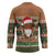 Scottish Christmas Hockey Jersey Highland Cattle-Xmas Tartan Stripes Style Brown Color - Wonder Print Shop
