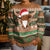 Scottish Christmas Kid Ugly Christmas Sweater Highland Cattle-Xmas Tartan Stripes Style Brown Color - Wonder Print Shop