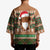 Scottish Christmas Kimono Highland Cattle-Xmas Tartan Stripes Style Brown Color - Wonder Print Shop