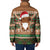 Scottish Christmas Padded Jacket Highland Cattle-Xmas Tartan Stripes Style Brown Color - Wonder Print Shop