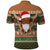 Scottish Christmas Polo Shirt Highland Cattle-Xmas Tartan Stripes Style Brown Color - Wonder Print Shop
