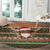 Scottish Christmas Round Carpet Highland Cattle-Xmas Tartan Stripes Style Brown Color - Wonder Print Shop