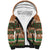 Scottish Christmas Sherpa Hoodie Highland Cattle-Xmas Tartan Stripes Style Brown Color - Wonder Print Shop