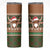 Scottish Christmas Skinny Tumbler Highland Cattle-Xmas Tartan Stripes Style Brown Color - Wonder Print Shop