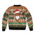 Scottish Christmas Sleeve Zip Bomber Jacket Highland Cattle-Xmas Tartan Stripes Style Brown Color - Wonder Print Shop