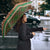Scottish Christmas Umbrella Highland Cattle-Xmas Tartan Stripes Style Brown Color - Wonder Print Shop