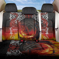 Scotland Up Helly Aa Back Car Seat Cover Drakkar Viking Longship Burning The Return of The Light - Wonder Print Shop