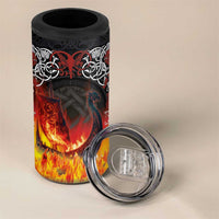 Scotland Up Helly Aa 4 in 1 Can Cooler Tumbler Drakkar Viking Longship Burning The Return of The Light - Wonder Print Shop