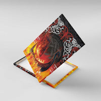 Scotland Up Helly Aa Canvas Wall Art Drakkar Viking Longship Burning The Return of The Light - Wonder Print Shop