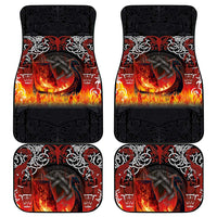 Scotland Up Helly Aa Car Mats Drakkar Viking Longship Burning The Return of The Light - Wonder Print Shop