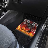 Scotland Up Helly Aa Car Mats Drakkar Viking Longship Burning The Return of The Light - Wonder Print Shop