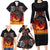 Scotland Up Helly Aa Family Matching Long Sleeve Bodycon Dress and Hawaiian Shirt Drakkar Viking Longship Burning The Return of The Light - Wonder Print Shop