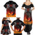 Scotland Up Helly Aa Family Matching Summer Maxi Dress and Hawaiian Shirt Drakkar Viking Longship Burning The Return of The Light - Wonder Print Shop