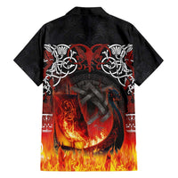 Scotland Up Helly Aa Family Matching Summer Maxi Dress and Hawaiian Shirt Drakkar Viking Longship Burning The Return of The Light - Wonder Print Shop