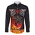 Scotland Up Helly Aa Family Matching Summer Maxi Dress and Hawaiian Shirt Drakkar Viking Longship Burning The Return of The Light - Wonder Print Shop