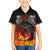 Scotland Up Helly Aa Family Matching Summer Maxi Dress and Hawaiian Shirt Drakkar Viking Longship Burning The Return of The Light - Wonder Print Shop