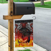 Scotland Up Helly Aa Garden Flag Drakkar Viking Longship Burning The Return of The Light - Wonder Print Shop