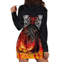 Scotland Up Helly Aa Hoodie Dress Drakkar Viking Longship Burning The Return of The Light - Wonder Print Shop