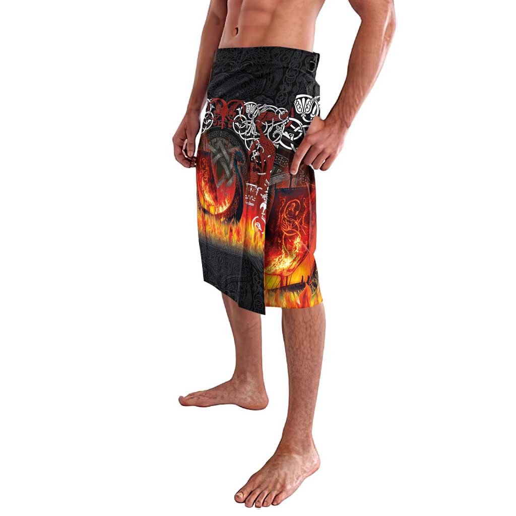 Scotland Up Helly Aa Lavalava Drakkar Viking Longship Burning The Return of The Light - Wonder Print Shop