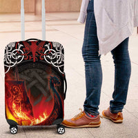 Scotland Up Helly Aa Luggage Cover Drakkar Viking Longship Burning The Return of The Light - Wonder Print Shop