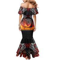 Scotland Up Helly Aa Mermaid Dress Drakkar Viking Longship Burning The Return of The Light - Wonder Print Shop