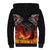 Scotland Up Helly Aa Sherpa Hoodie Drakkar Viking Longship Burning The Return of The Light - Wonder Print Shop