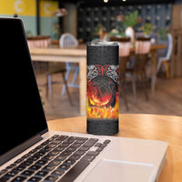 Scotland Up Helly Aa Skinny Tumbler Drakkar Viking Longship Burning The Return of The Light - Wonder Print Shop