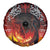 Scotland Up Helly Aa Spare Tire Cover Drakkar Viking Longship Burning The Return of The Light - Wonder Print Shop