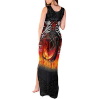 Scotland Up Helly Aa Tank Maxi Dress Drakkar Viking Longship Burning The Return of The Light - Wonder Print Shop