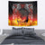 Scotland Up Helly Aa Tapestry Drakkar Viking Longship Burning The Return of The Light - Wonder Print Shop