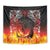 Scotland Up Helly Aa Tapestry Drakkar Viking Longship Burning The Return of The Light - Wonder Print Shop