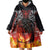 Scotland Up Helly Aa Wearable Blanket Hoodie Drakkar Viking Longship Burning The Return of The Light - Wonder Print Shop